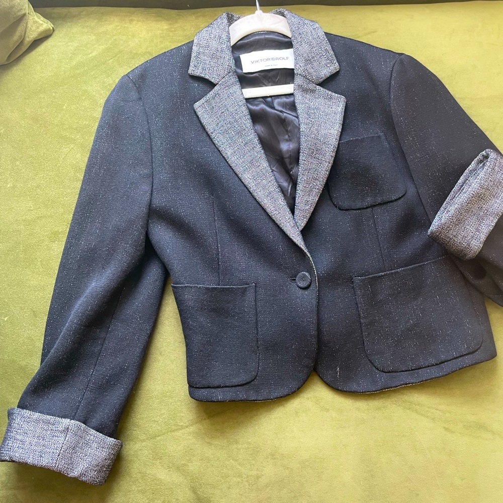 Viktor & Rolf Italian made wool skirt suit